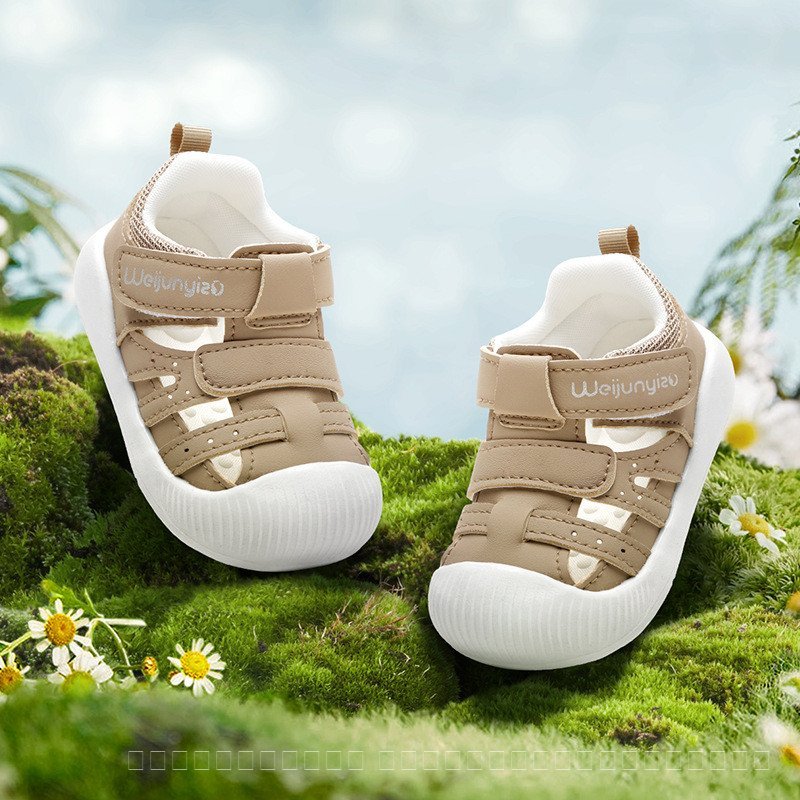 สไตล์ใหม่รองเท้าเด็กวัยหัดเดินเด็กชายหญิงฤดูร้อน Soft-Soled Anti-Slip รองเท้าเด็กขนาดกลางขนาดเล็กตาข่าย Breath
