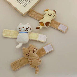 3ง เบาะแมวตุ๊กตาพวงกุญแจกระเป๋าเป้สะพายหลังนุ่มความปลอดภัยสายเข็มขัดของขวัญสําหรับนักเรียน