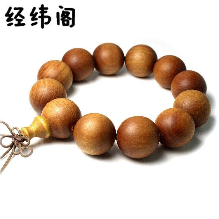 สร้อยข้อมือลูกปัดไม้ธรรมชาติ เหวินหว่าน เค5RM
