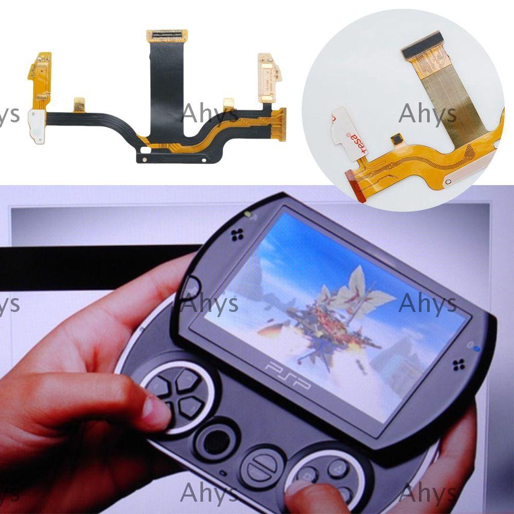 AHYS สายหน้าจอ LCD, DIY ซ่อมริบบิ้น Flex Cable, Universal อะไหล่เมนบอร์ดริบบิ้นสําหรับ PSP GO