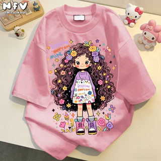 【จัดส่งตลอด 24 ชั่วโมง】NFV พร้อมส่ง🎨พาทิค เสื้อยืดทรงหลวมฤดูร้อน ใส่สบาย ระบายอากาศ YG5379