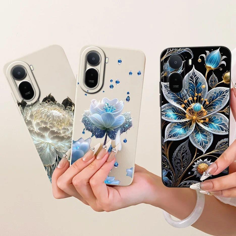 สําหรับ Xiaomi Redmi A7 Pro 4G กรณีหรูหราดอกไม้ทาสี Soft TPU เคสโทรศัพท์สําหรับ Xiaomi Poco C85x Poc