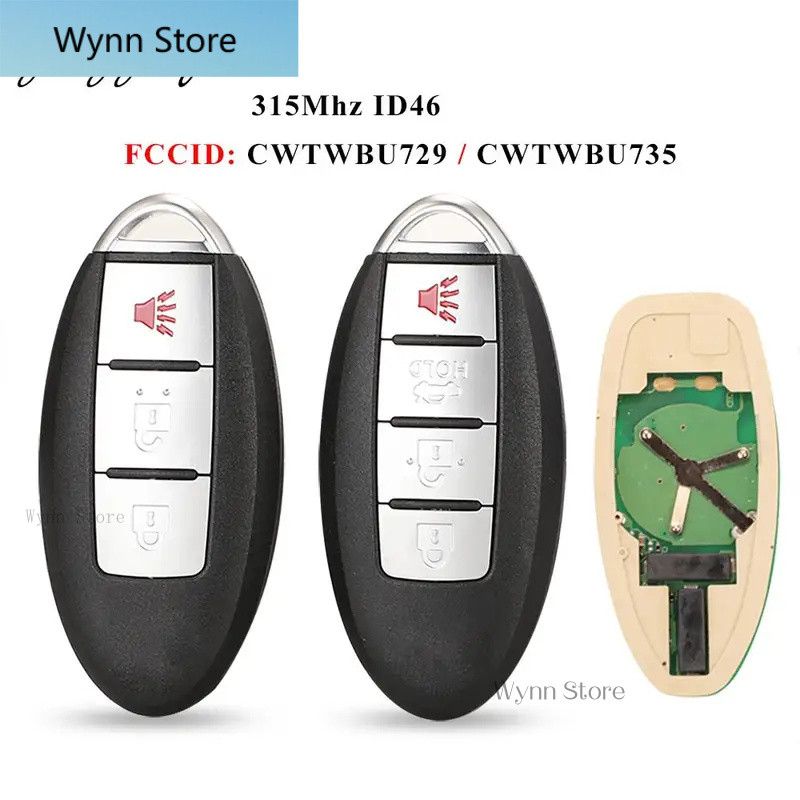 CWTWBU729 /CWTWBU735 กุญแจรีโมทรถยนต์สําหรับ Nissan Tiida Teana Altima Maxima Armada Xtrail Pathfinder Rogue Versa juke Wynn Store