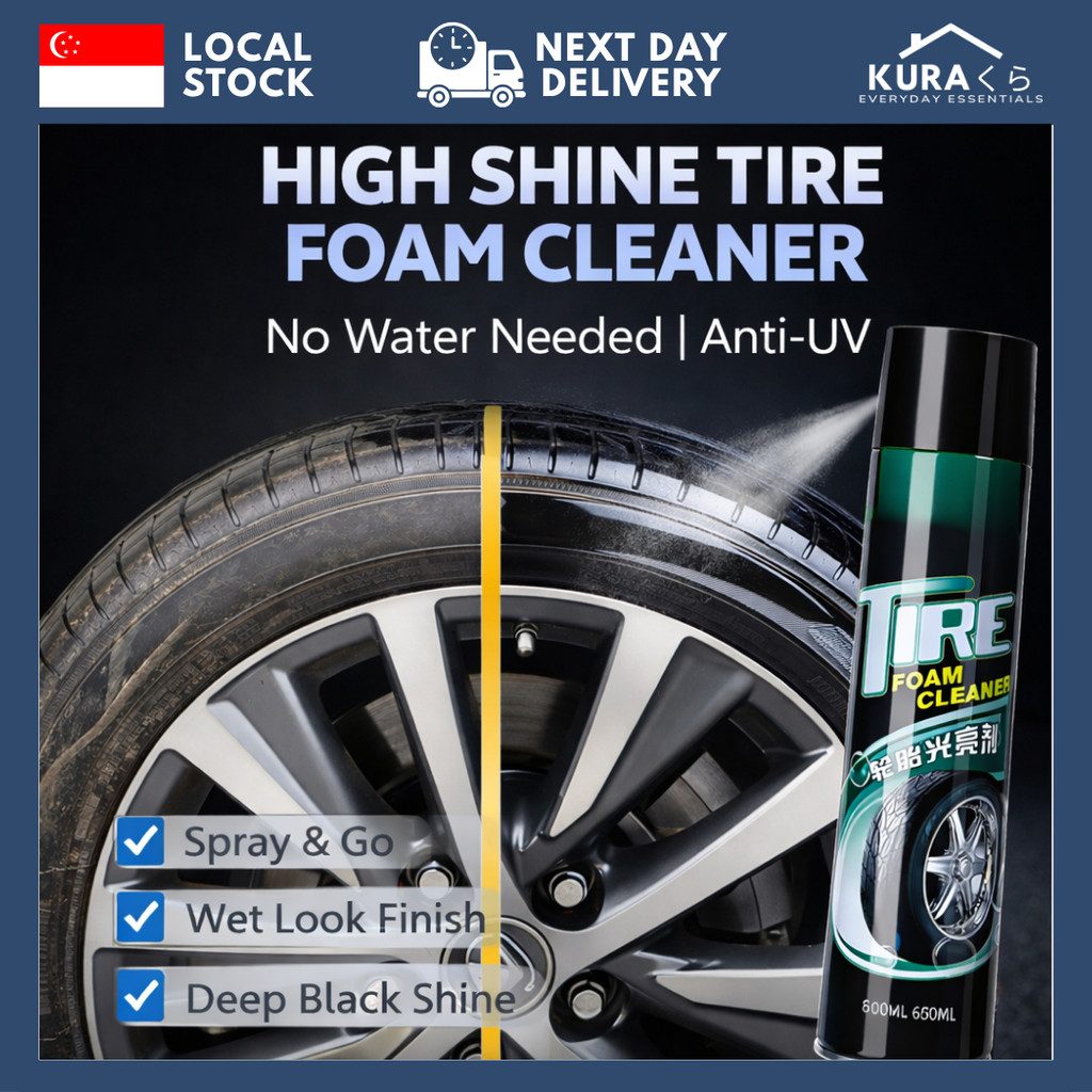 SG Premium Tyre Tyre Tyre Cleaner Foam Shine