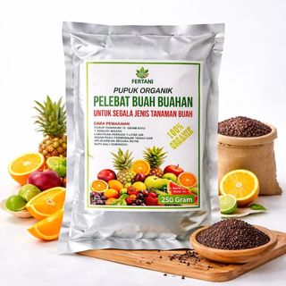 Pupuk Organik Pelebat Buah Segala Jenis Tanaman - Nutrisi Perangsang Buah - 250 Gram