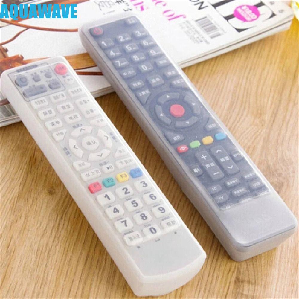 น้ํา เคสรีโมทคอนโทรลป้องกันการตกอุปกรณ์ทีวีกันฝุ่นซิลิโคนใสกันลื่นทีวีกระเป๋าเก็บระยะไกล