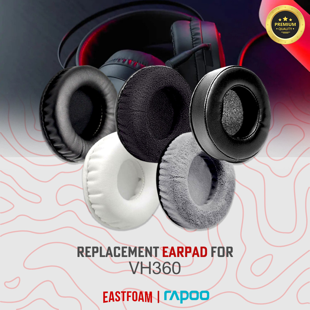 แผ่นรองหูฟังแผ่นรองหูฟัง Rapoo VH360 VH 360 VH-360 แผ่นโฟม