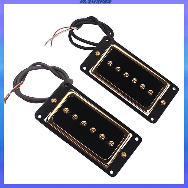 [Flameer2] Soap Bar Humbucker Pickups Alnico 5 P90 สําหรับเครื่องมือกีตาร์ไฟฟ้า Accs