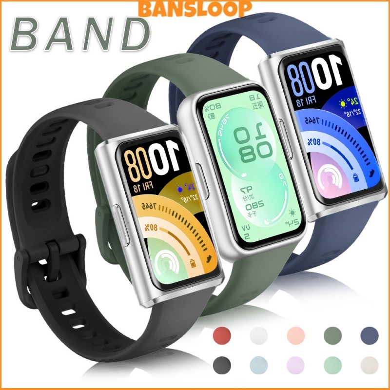 สายยางซิลิโคนอ่อน for Smartwatch Huawei Band 11 / Huawei Band 11 Pro  สายรัดข้อมือแบบปรับได้ สายรัดนาฬิกา อุปกรณ์เสริม