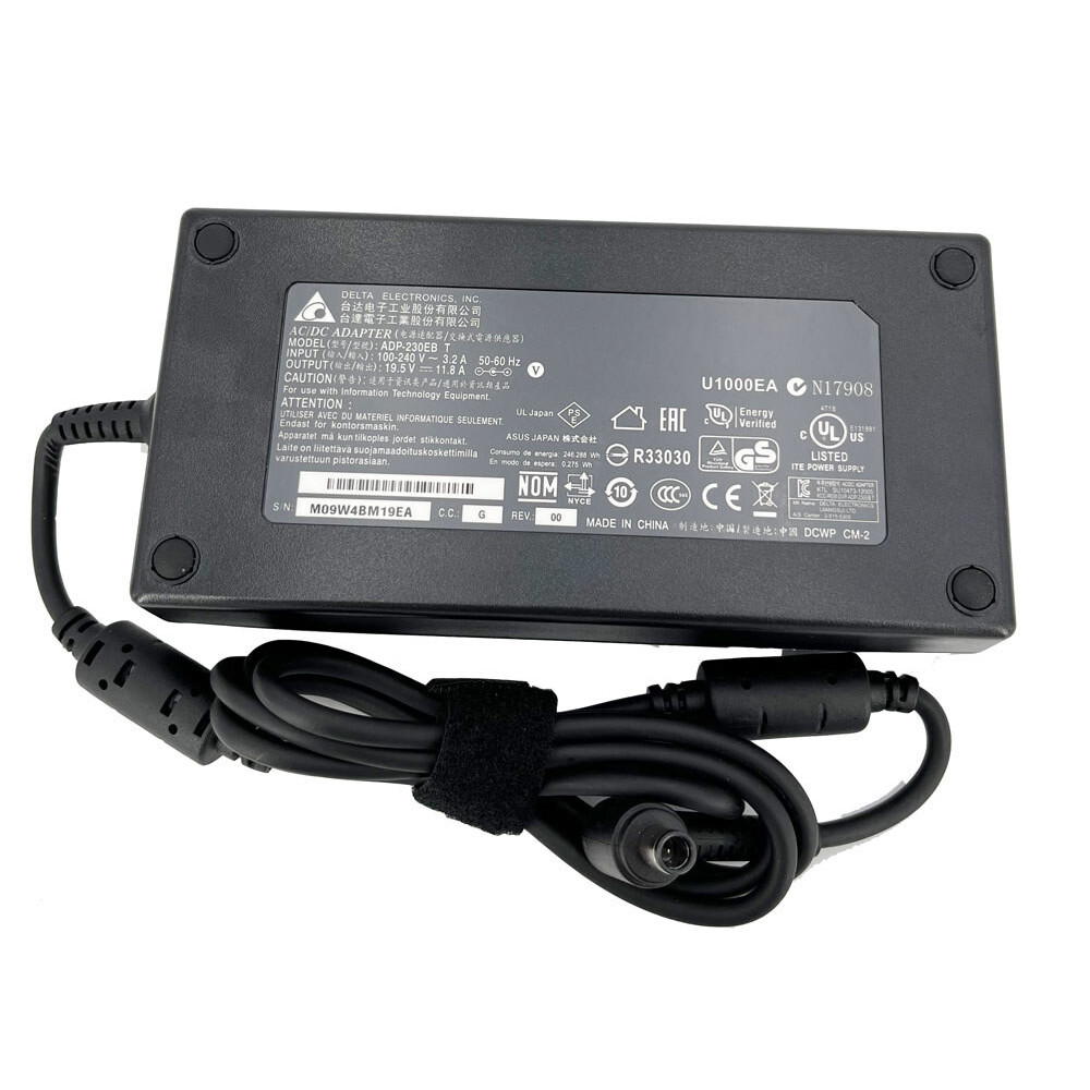 DELTA 19.5V 11.8A 230W AC Adapter Charger สําหรับ Asus ROG G751J G752V G751VS 7.4 มม.