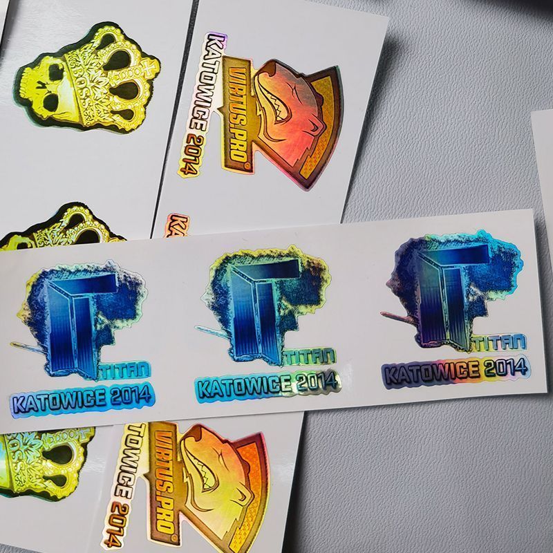 Csgo贴纸cs2印花全息镭射泰坦车贴皇冠s1mple载物niko大眼donk4.15CSGO Stickers, CS2 Decals, Holographic Laser Titan Car St