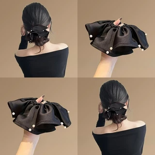 scrunchies สไตล์เกาหลีสำหรับผม เครื่องประดับทรงผมสำหรับผู้หญิง