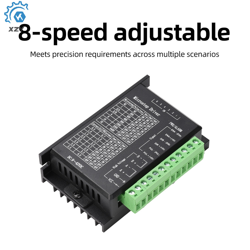TB6600 DC9–42V 4.0A Stepper Motor Driver 32-Step 42/57 Single-Axis Stepper Motor Driver
