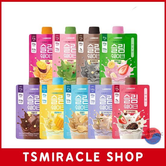 LABNOSH Slim Shake Korean Diet Protein Shake อาหารทดแทน 
ผงน้ําตาลน้อย