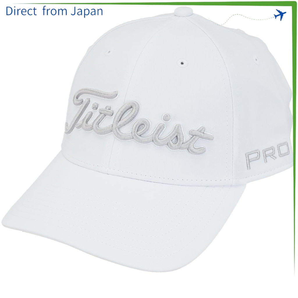 【Direct from Japan】 [Titleist] หมวกทัวร์เพอร์ฟอร์มานซ์ รุ่น TH25ATPA สีขาวเทา สำหรับผู้ชาย