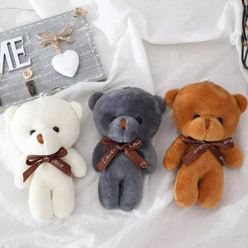 ตุ๊กตาหมีมินิ 12 ชิ้น/ล็อต จี้ตุ๊กตาสำหรับห้อยกระเป๋า thumbnail 4