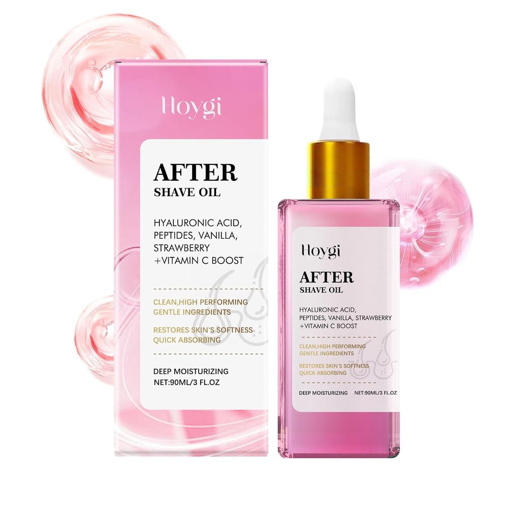 Strawberry Vanilla After Shave Oil ผู้หญิงผิวเรียบ, Soft Serve After Shave Oil,จริงๆ After Shave Oil