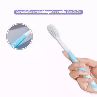 แปรงสีฟัน แบบขนแปรงนุ่ม แพ็ค 1 ชิ้น แบบพกพา สำหรับเด็กเเละผู้ใหญ่ คละสี