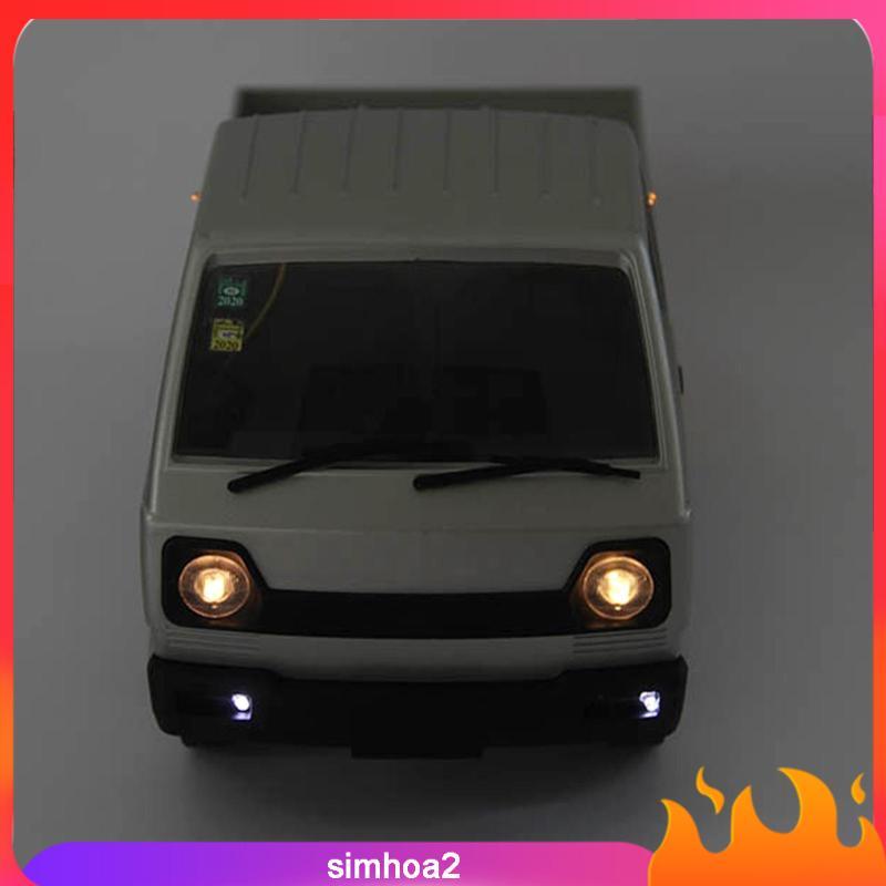 [Simhoa2] RC รถไฟท้ายด้านข้างกลุ่มโคมไฟสําหรับ WPL D-12 1/10 Scale RC Drift รถบรรทุก