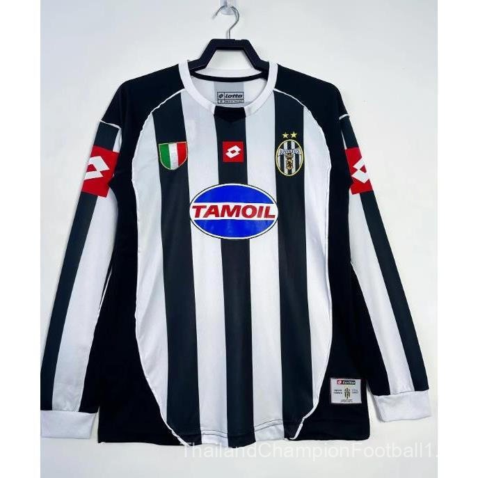 เสื้อยืดแขนยาว Juventus Home Retro ปี 2002 / 2003
