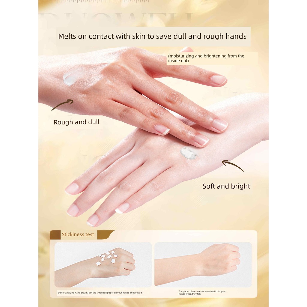 handcream ครีมทามือ Vaseline Lanolin Hand Cream Moisturizing Whitening ลบมือเส้น Moisturizing Anti-D