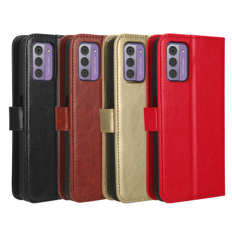เหมาะสําหรับ Nokia C300 เคสโทรศัพท์เชือกเส้นเล็ก Nokia G42 5G โทรศัพท์ซองหนังพลิกรูปแบบม้าบ้ากรณี