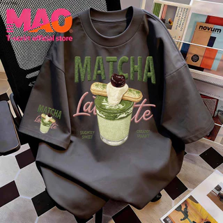 COD✅ (จัดส่งในกรุงเทพฯ) MAO Shop ❗ เสื้อยืดแขนสั้นพิมพ์ลายเครื่องดื่มเย็นสดชื่นในฤดูร้อน สไตล์เกาหลี ผ้าสบาย M02