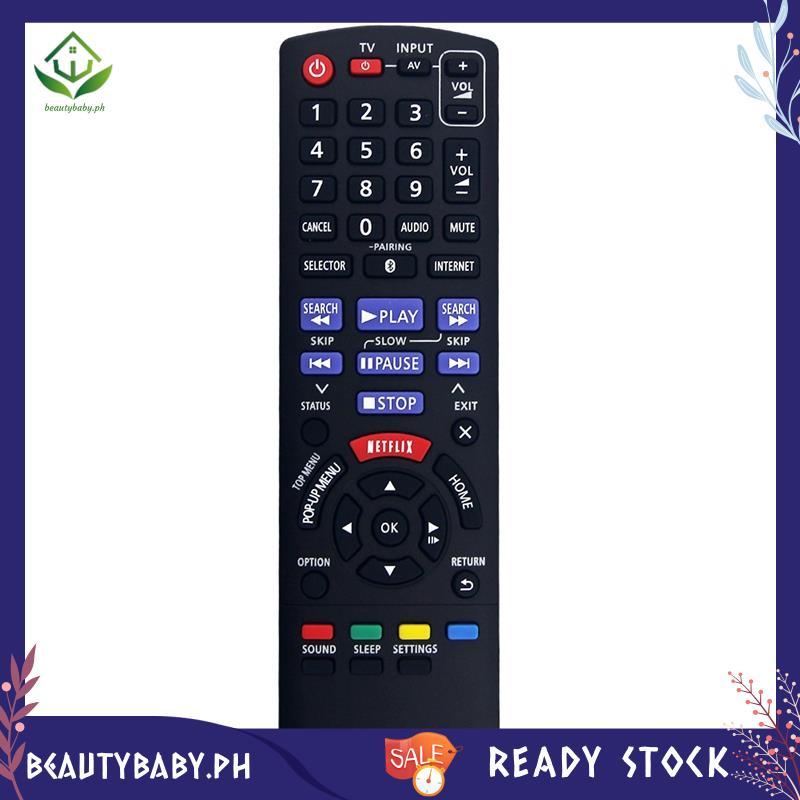 [beautybaby.ph] N2QAYB000968 เปลี่ยนรีโมทสําหรับ Bluray Disc โฮมเธียเตอร์ระบบเสียง SC-BTT465 SC-BTT4