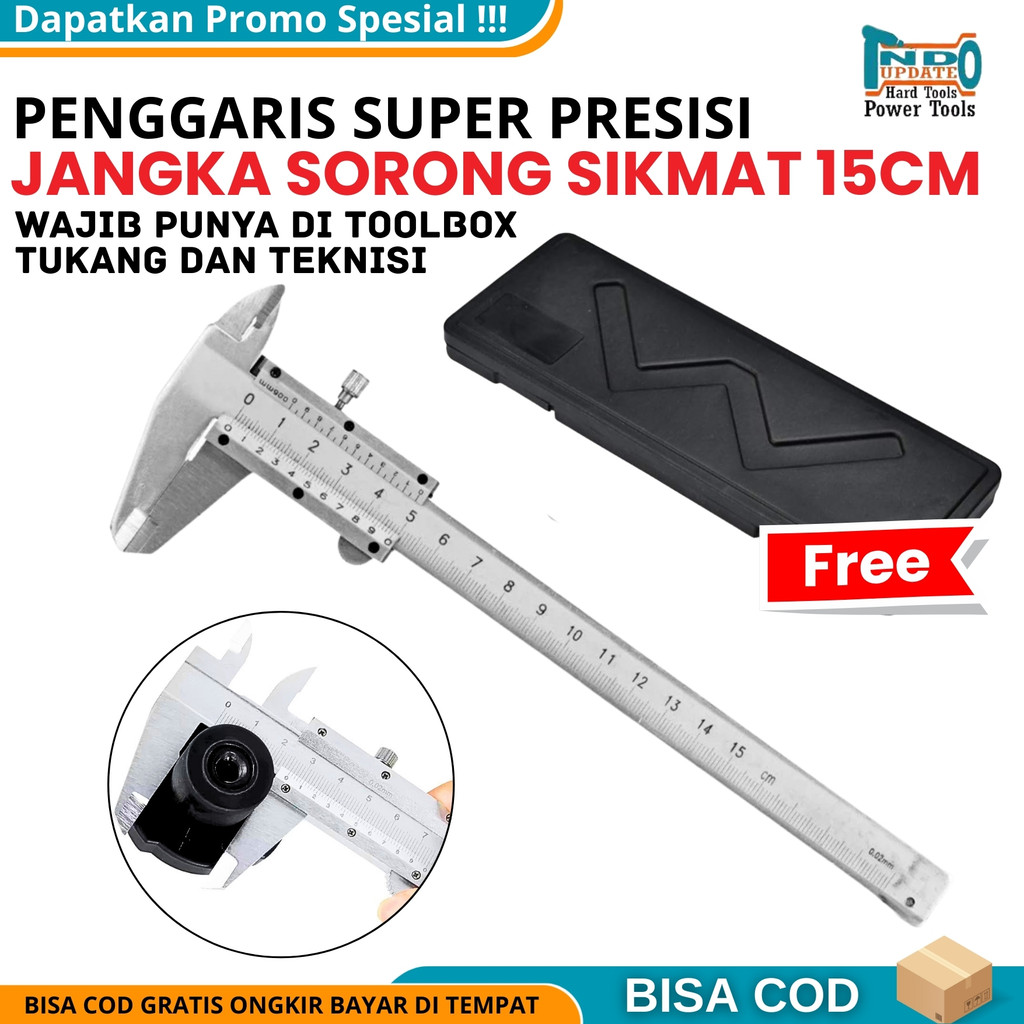 Sigmat Iron Vernier Caliper Original Kenmaster Vernier Caliper 6 นิ้ว