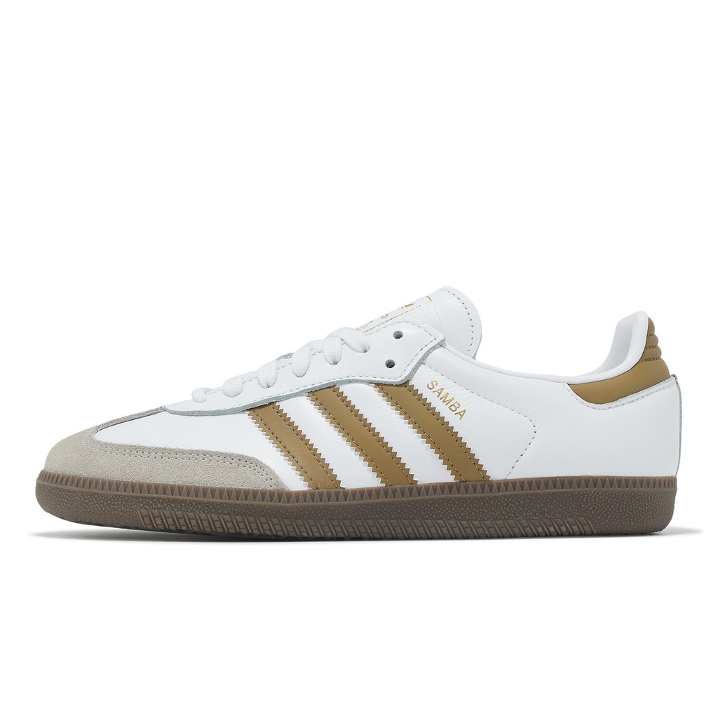 รองเท้าลําลอง Samba OG Mens Womens White Brown Clover German Training [ACS] JH8796 RNW