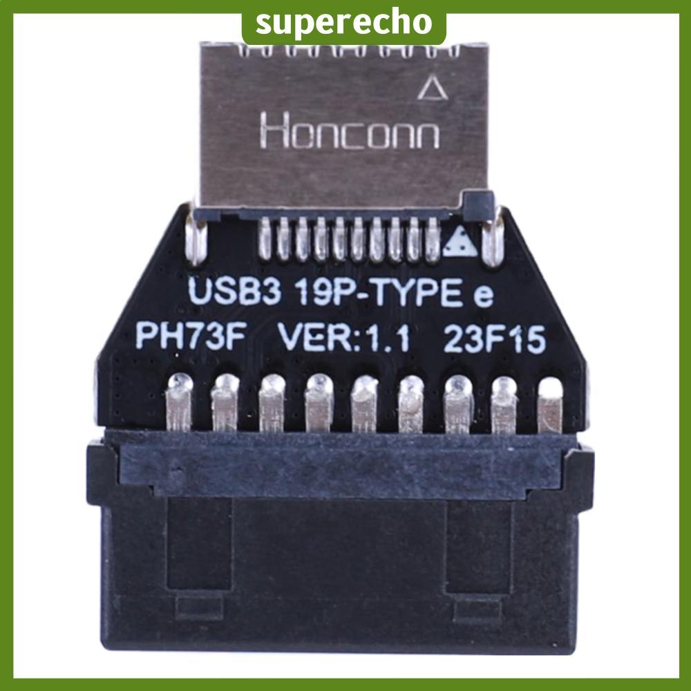 USB C Header อะแดปเตอร์ 90 องศาที่มีประโยชน์สําหรับเมนบอร์ดคอมพิวเตอร์ Type C