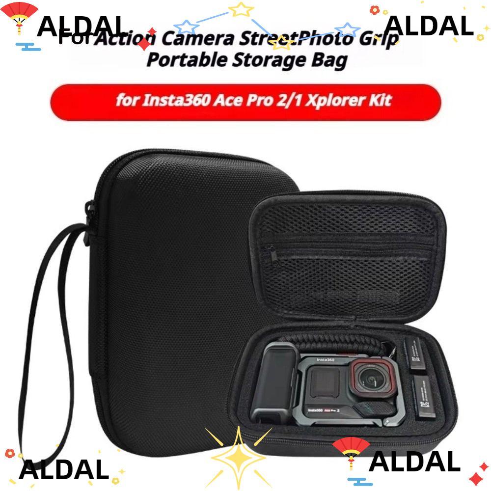 ALDAL กระเป๋า,สําหรับ Insta360 Ace 2/1 Xplorer Grip Shock Resistance Carrying, Professional Xplorer 