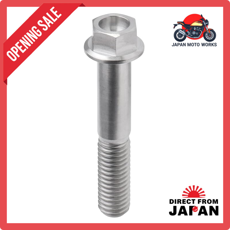ZETA RACING Titanium Flange Bolt M8×45mm P=1.25 Dirt Freak DIRTFREAK D6652 (Former part number: ZT03