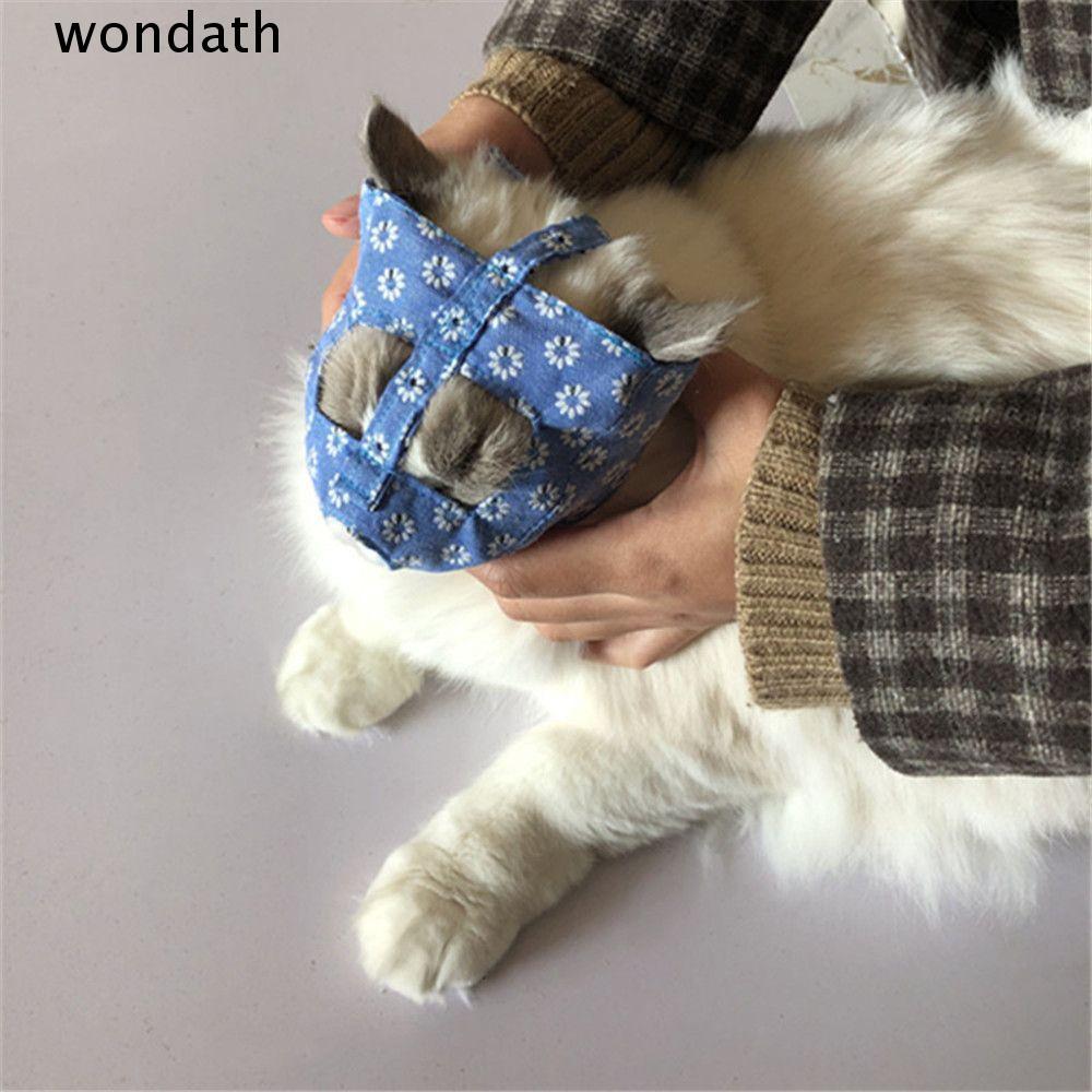 WONDA Cat Muzzle Cat Recovery Cat Grooming ป้องกัน Anti-Bite