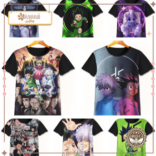 เสื้อยืด 3D Cool Hunter X Hunter | เสื้อยืดแอนิเมชั่น Hunter X Hunter | ชุดนักล่า X นักล่า สําหรับเด