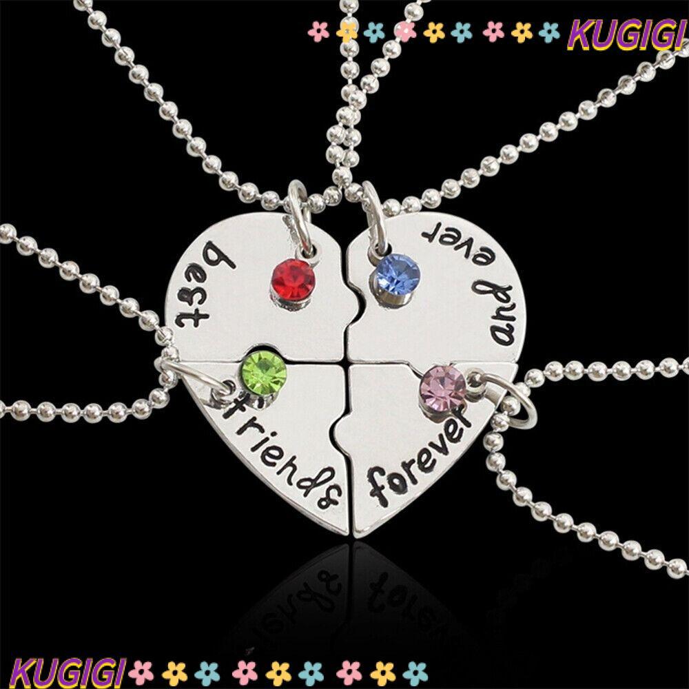 KUGIGI 4 Bff Creative Best Friend Froever Nice Gift Necklace