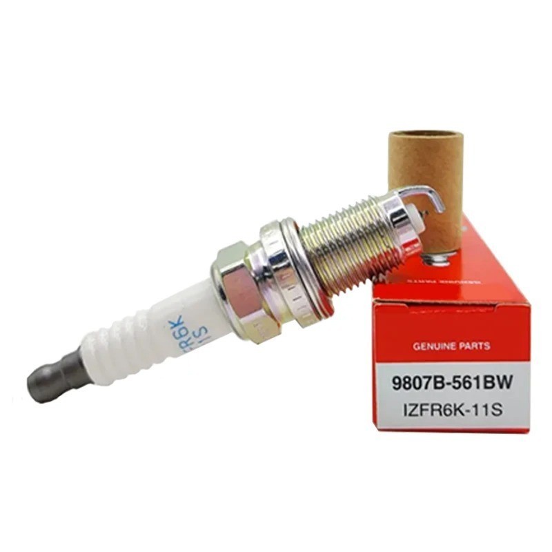 4/6PCS Iridium Spark Plug 9807B-561BW IZFR6K-11S สําหรับ CR-V FR-V Civic VIII FN1 FK2 FD1 FD7 1.8L 2