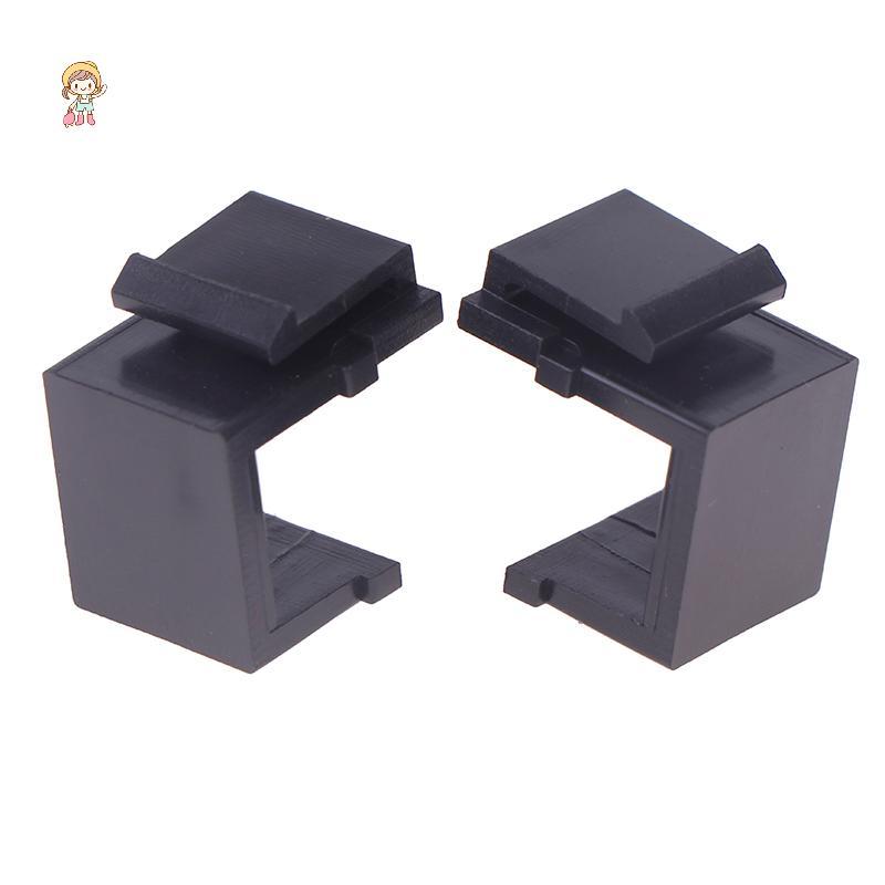 TWE 10 PCS ZoeRax RJ45 Keystone แจ็คแทรกสําหรับบรรจุเปล่า Keystone แผ่นผนังและแผงแพทช์ VN