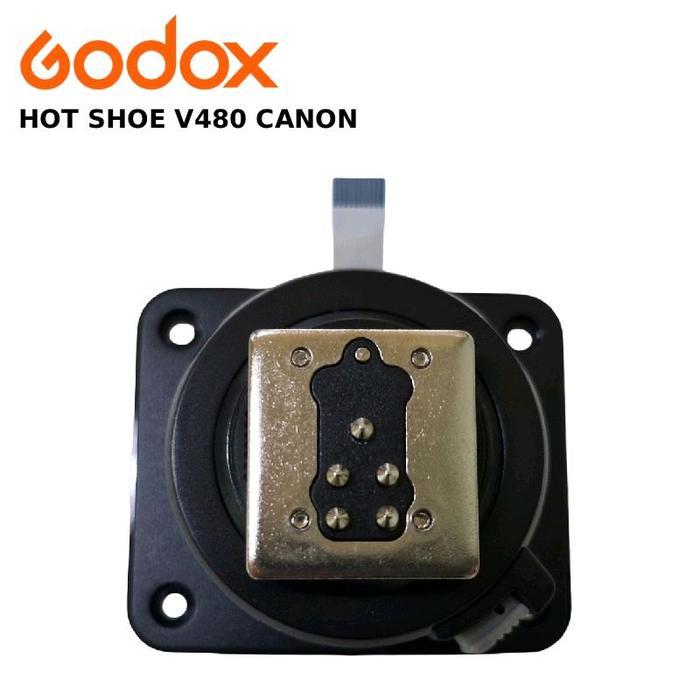 Godox รองเท้าร้อนสําหรับ Godox V480 C สําหรับ CANON Flash Hotshoe