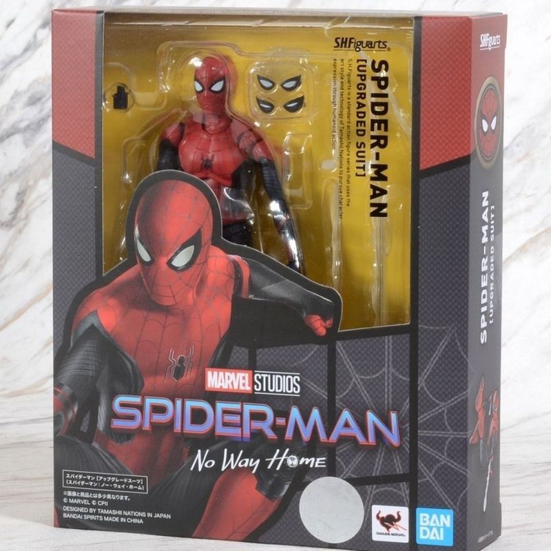Bandai shf Spider-Man 3 Heroes No Return Upgrade Black Red Battle Suit Joint Movable Model