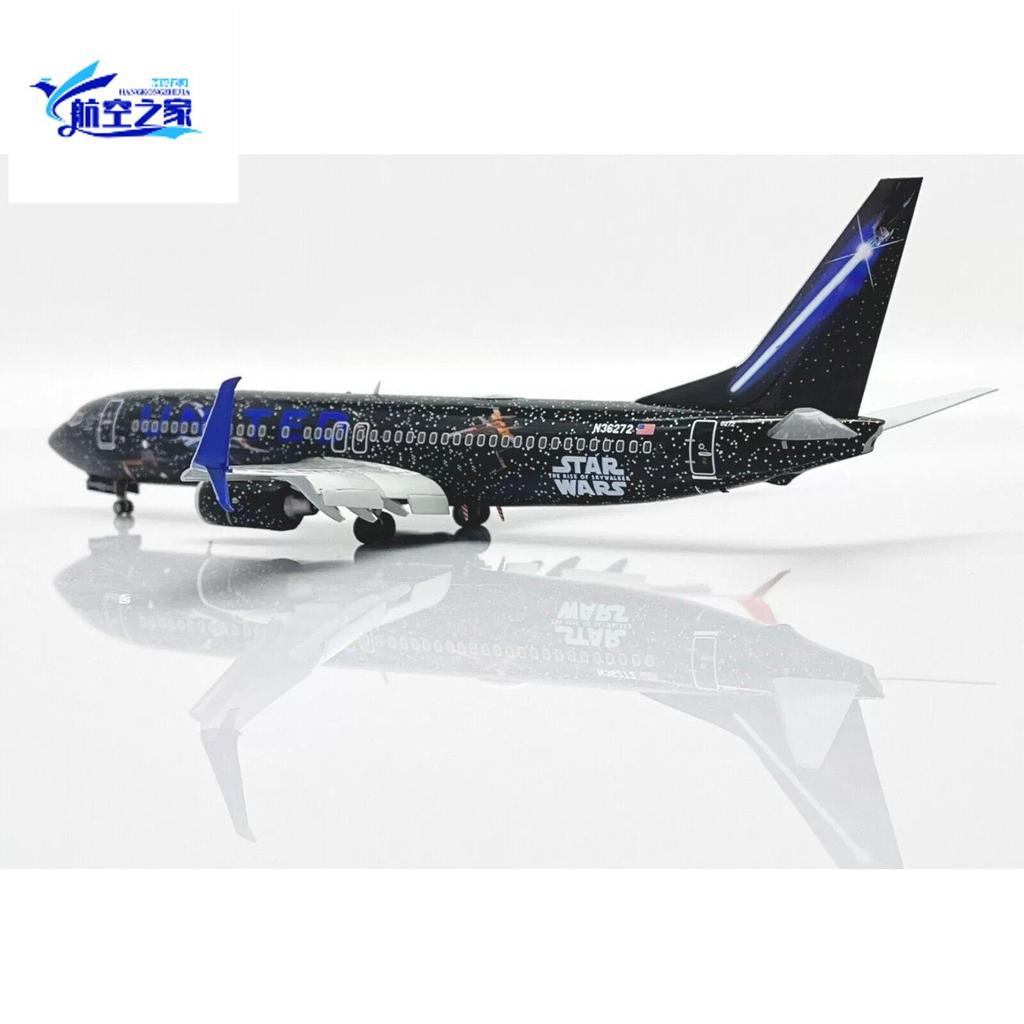 JC Wings 1: 200 เครื่องบินรุ่น Alloy United Airlines B737-800 N36272 Wing Version