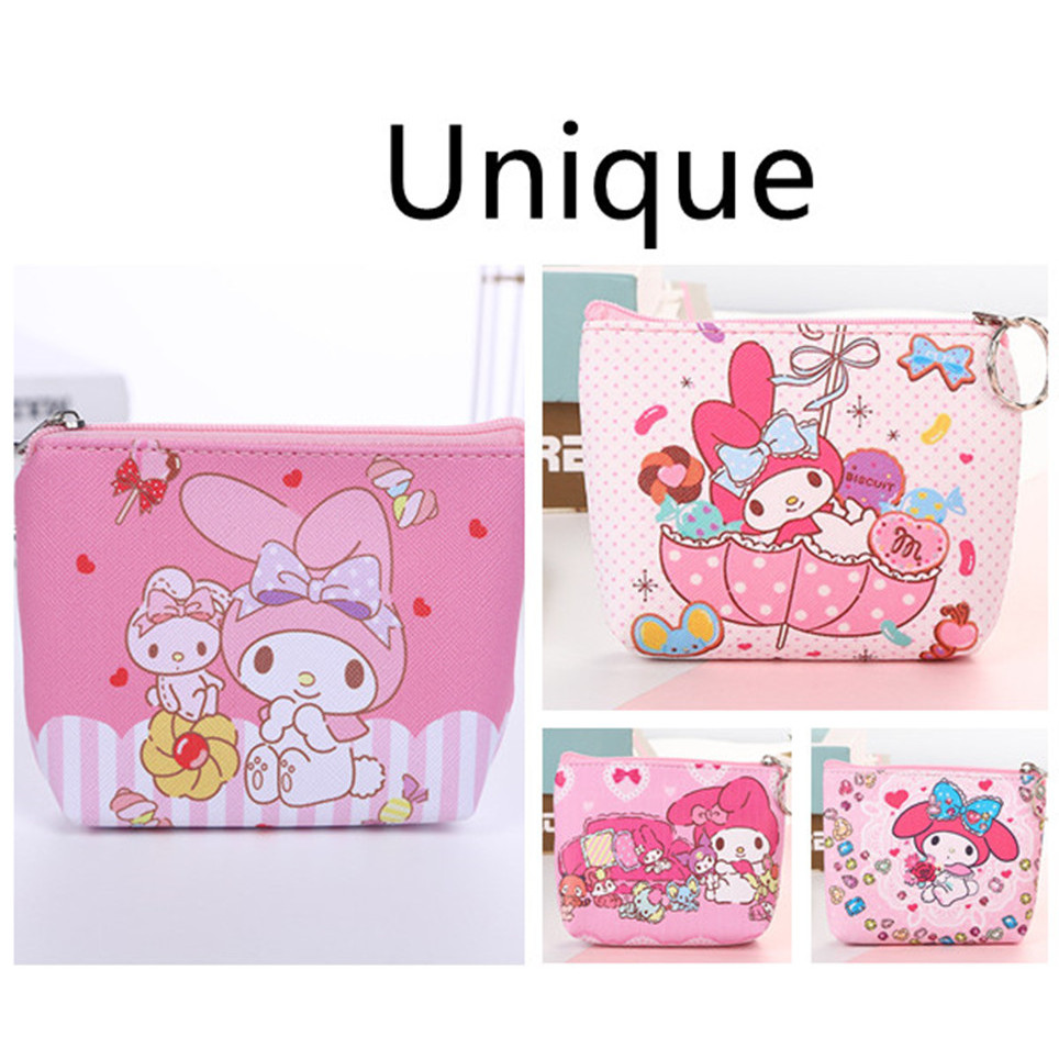 Melody Coin Purse & Coin Key Storage Bag Melody Coins Bag Pouch Bag Melody Dompet Syiling