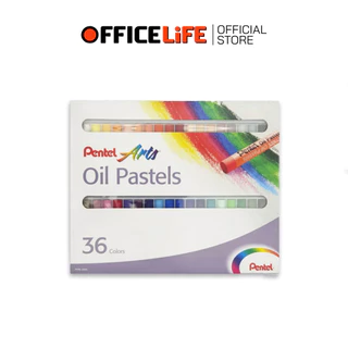 Pentel (เพนเทล) สีชอล์คน้ำมัน Oil Pastels ชุด 12 / 16 / 25 / 36 / 50 สี (1 กล่อง)