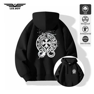 กระเป๋าล้วงด้านหน้า เสื้อฮู้ด เสื้อคลุมแขนยาว ผ้าสำลีหนานุ่ม…