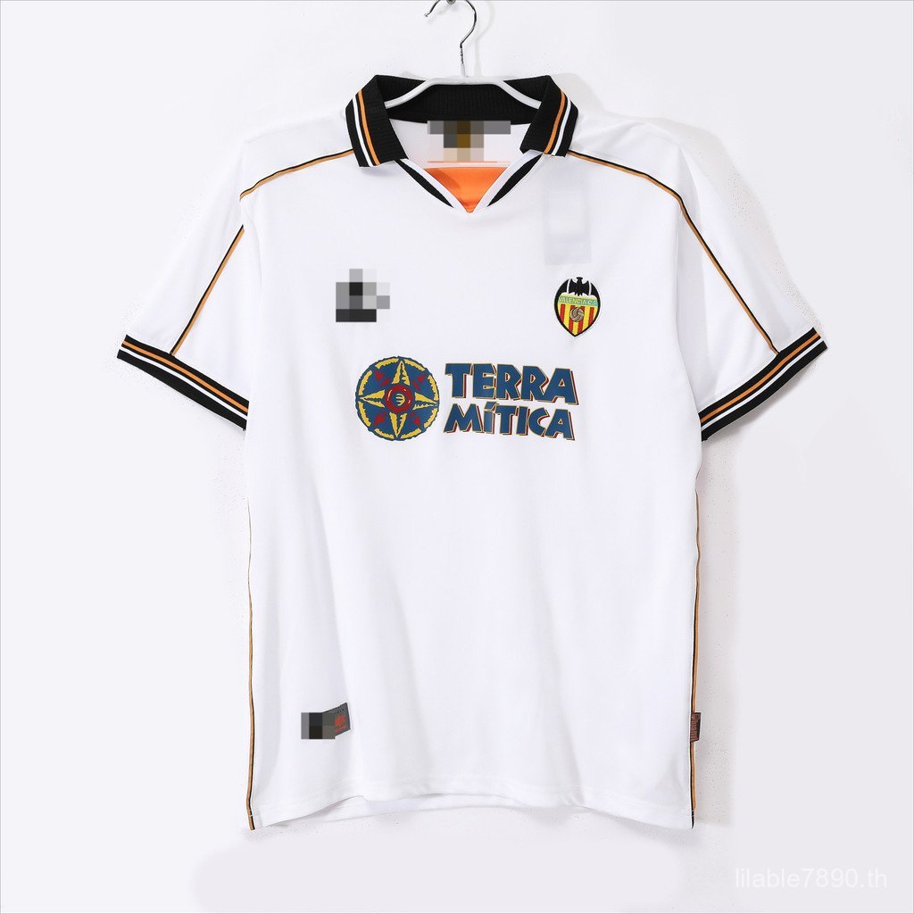 1999/00 Valencia Home Football Short Sleeved Retro Jersey S-XXL