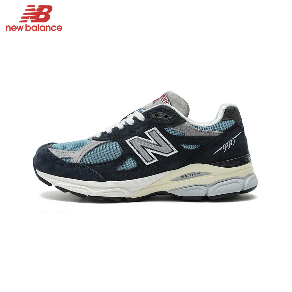 （ของแท้ 100%）New Balance NB 990 V3 NB 990 V3 M990TE3 Unisex Sneakers