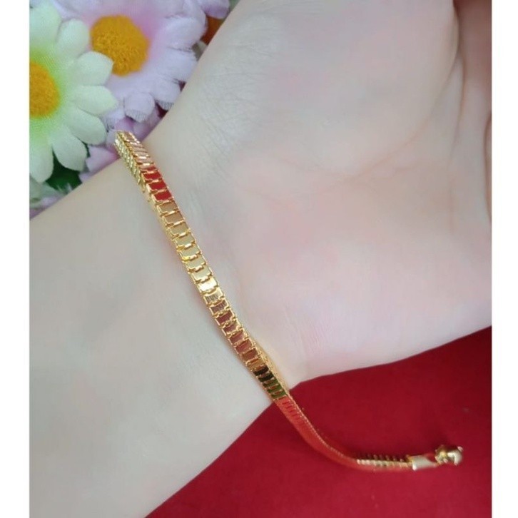 สร้อยข้อมือ Milano Milano รุ่นทองอุปกรณ์เครื่องประดับสําหรับผู้ใหญ่ป้องกันสนิมป้องกันการซีดจาง BRACE