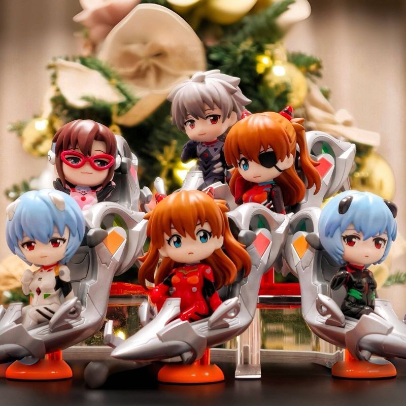 Pop Mart Resonance Neon Genesis Evangelion ใหม่รุ่น Theatrical Driver Series อินเทรนด์เล่นของขวัญ