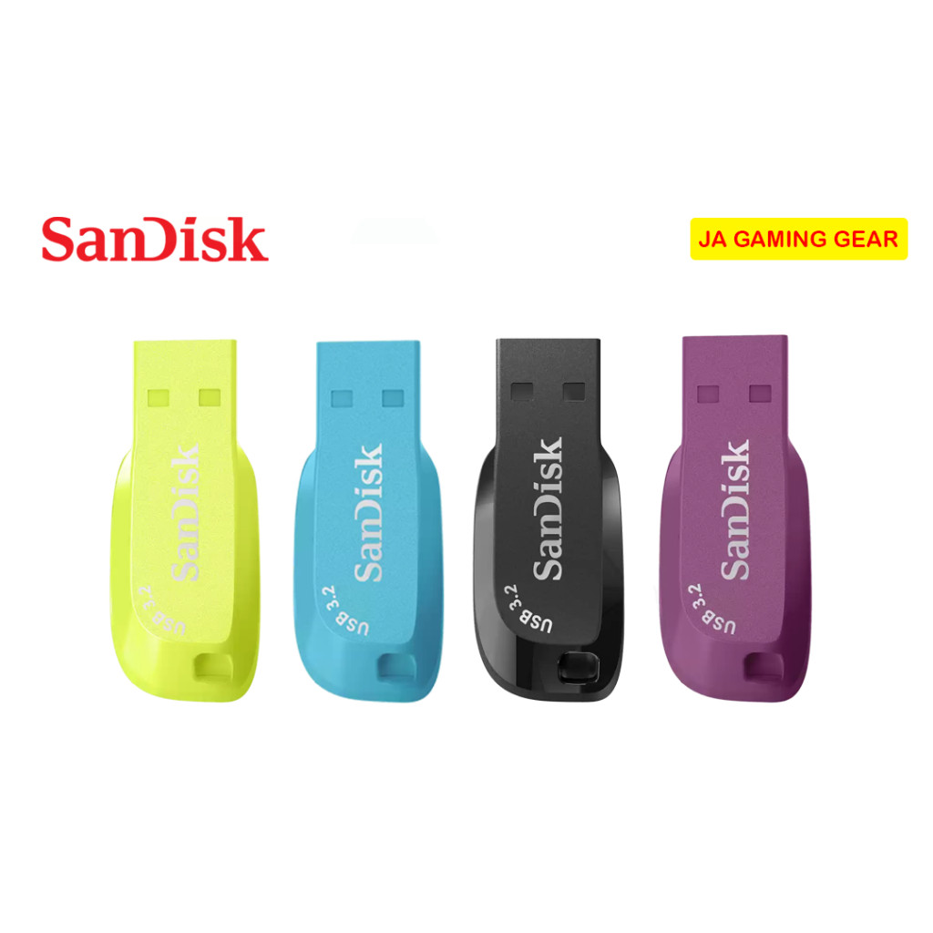 USB แฟลชไดรฟ์ Sandisk USB 3.2 Ultra Shift Read up to 100MB/s (SDCZ410) 32GB / 64GB / 128GB / 256GB