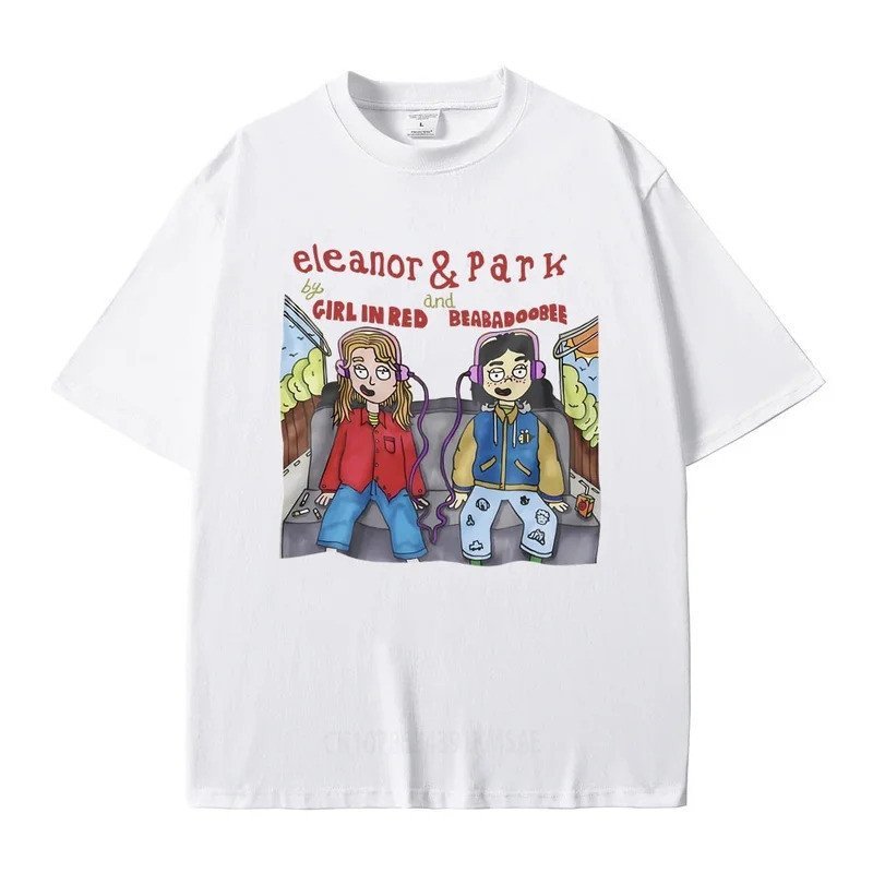 เสื้อยืดลายการ์ตูน Ellie Goulding & Beabadoobee สไตล์ศิลปะสำหรับทุกเพศ ไซส์ใหญ่